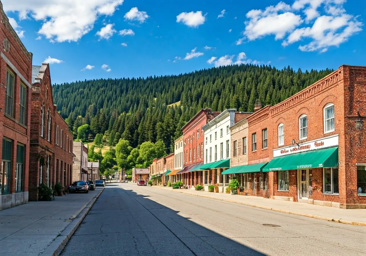 small town main road